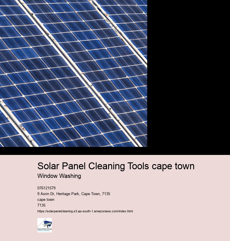Solar Panel Cleaning Tools cape town